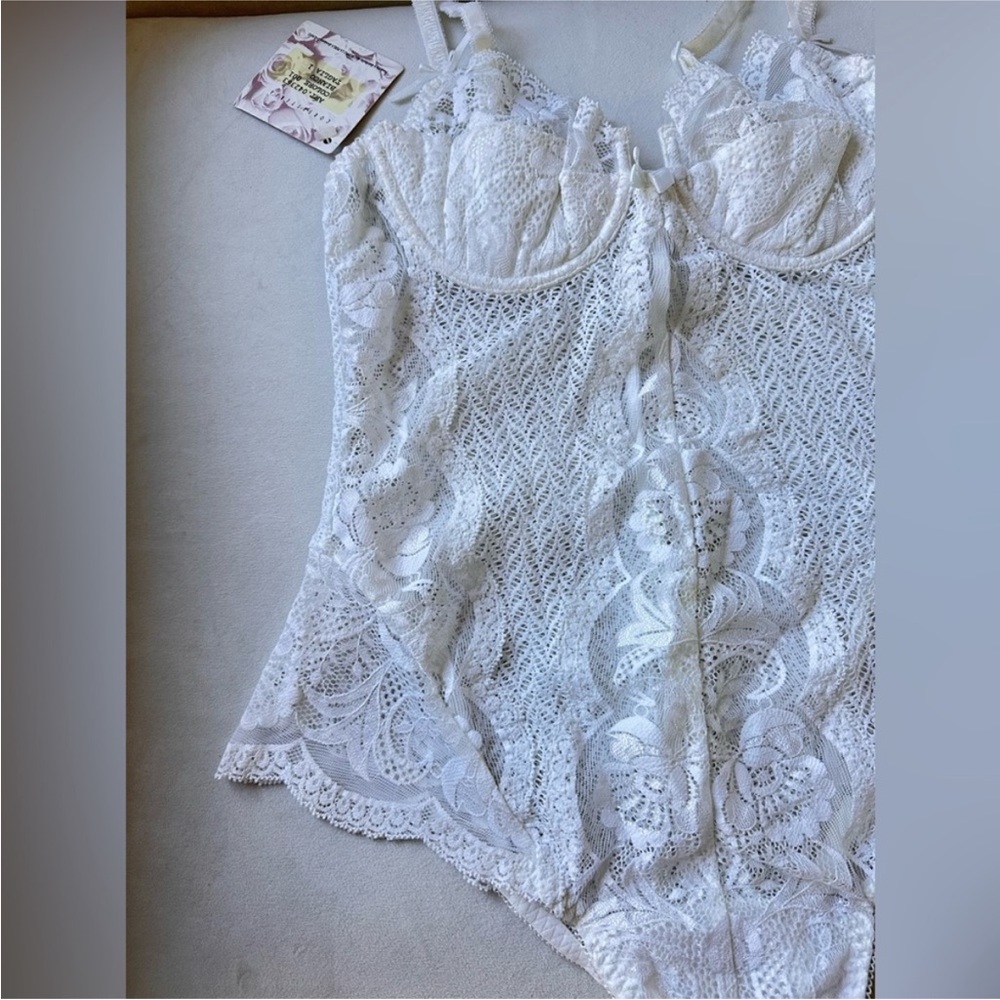 New LA PERLA documented White  lace Bodysuit - Picture 5 of 12